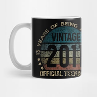 Official Teenager 13th Birthday 13 Year Old Vintage Mug